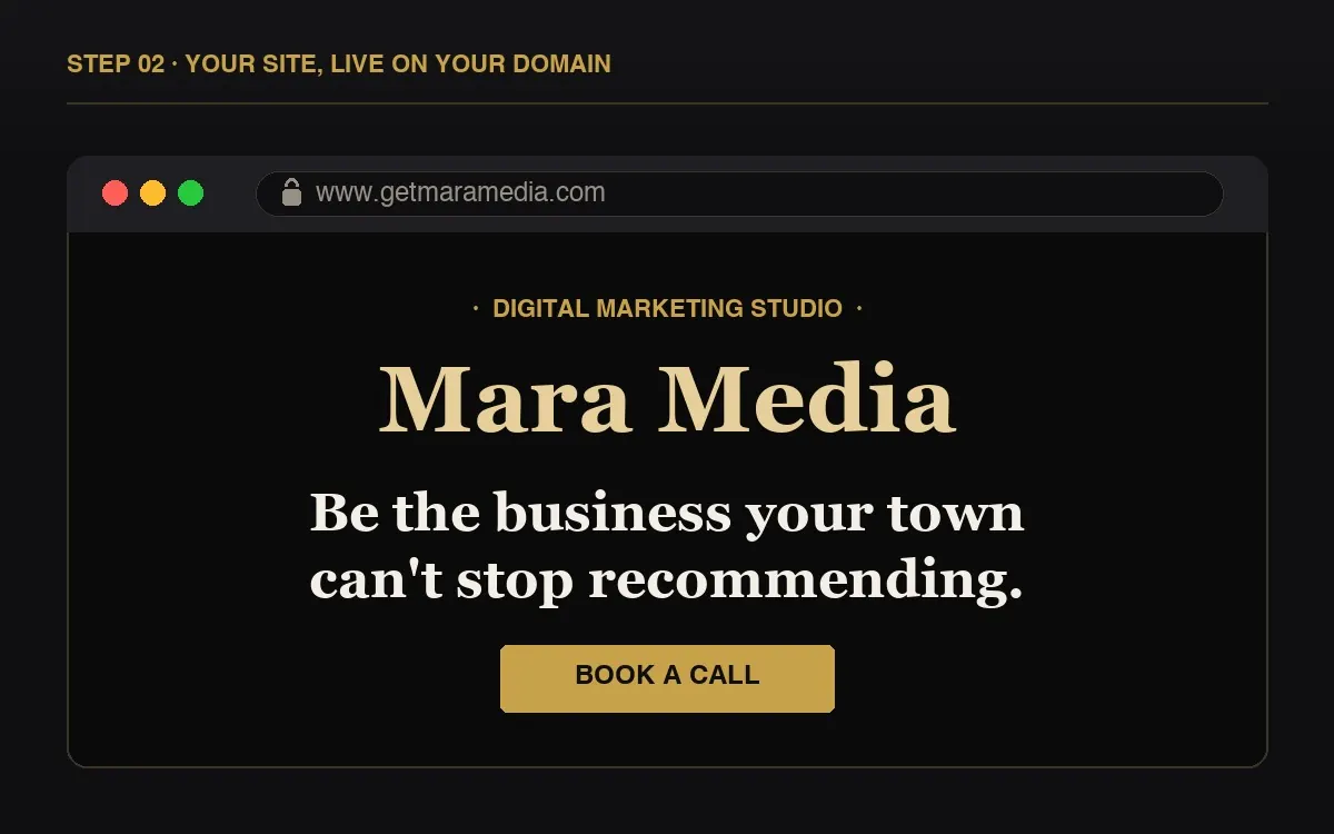 Website launch preview
